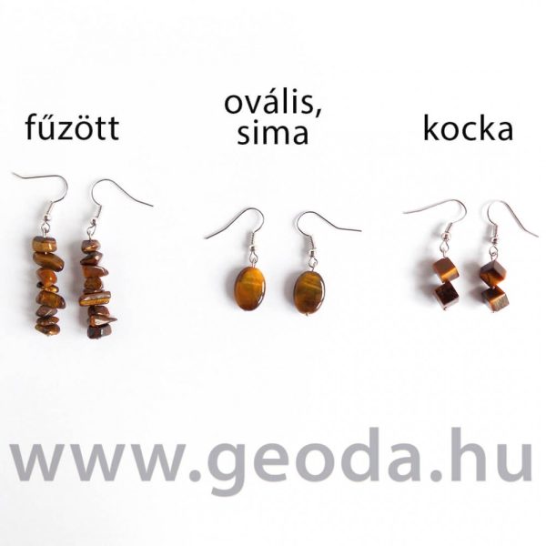 Tigrisszem szett (medál, karkötő, fülbevaló) - Image 7