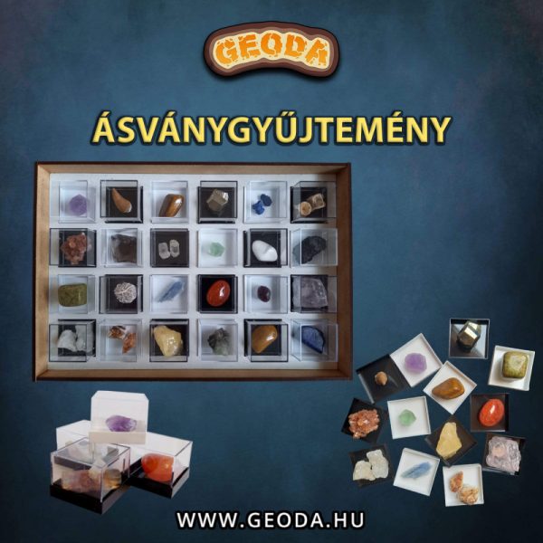 Ásványgyűjtemény ( 24 db )