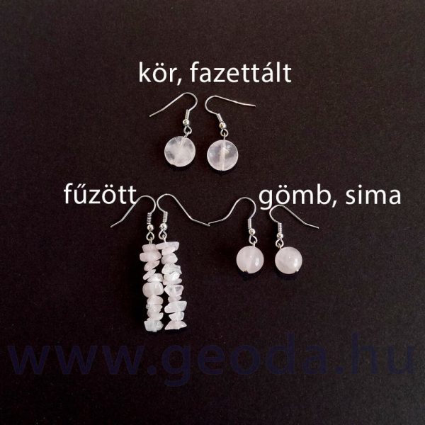 Rózsakvarc szett (nyaklánc, karkötő, fülbevaló) - Image 8