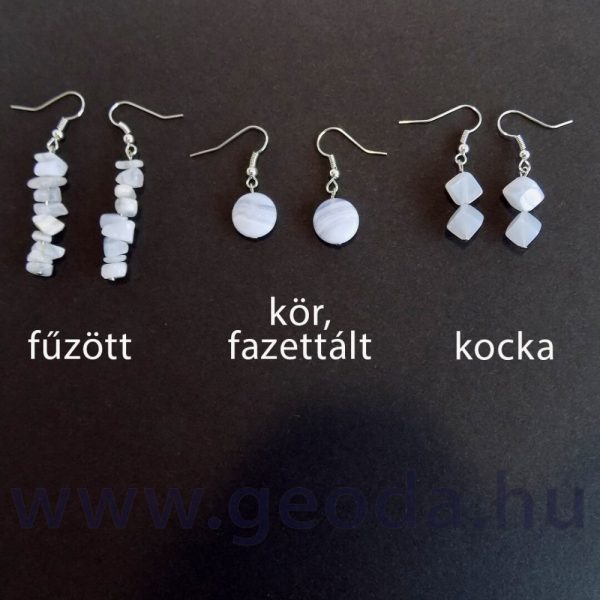 Kalcedon szett (nyaklánc, karkötő, fülbevaló) - Image 8